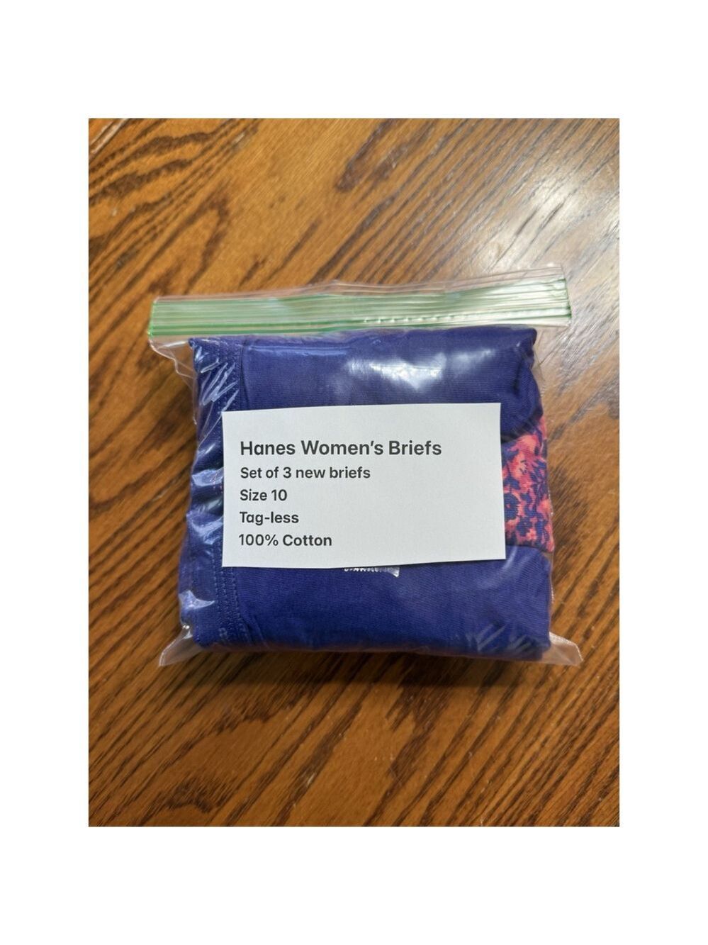 Hanes Women’s Briefs Size 10 Set Of 3 New